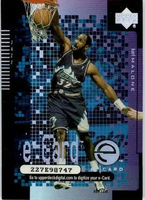 Karl Malone - 2000-01 Upper Deck - #EC6 - e-Cards (Series One) Basketball - Basketball Card Single