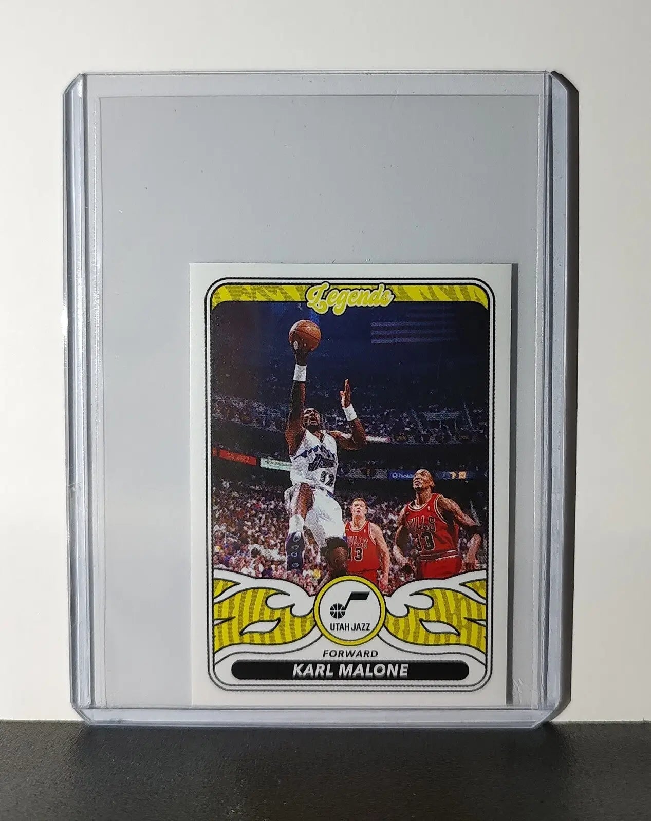 Karl Malone Legends 2024-25 Panini NBA #508 Sticker Card Utah Jazz