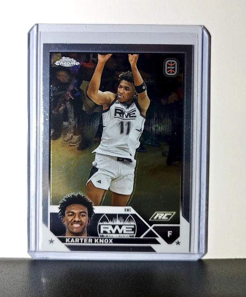 Karter Knox Rookie Card 2023-24 Topps Chrome Overtime #89 RWE