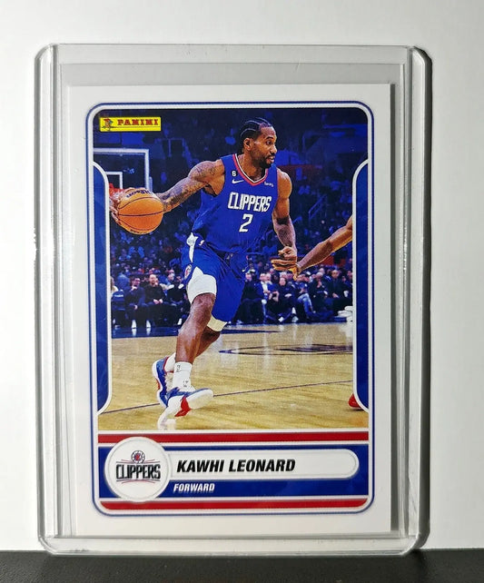 Kawhi Leonard 2023-24 Panini NBA #5 Sticker Card Los Angeles Clippers - Basketball Card Single