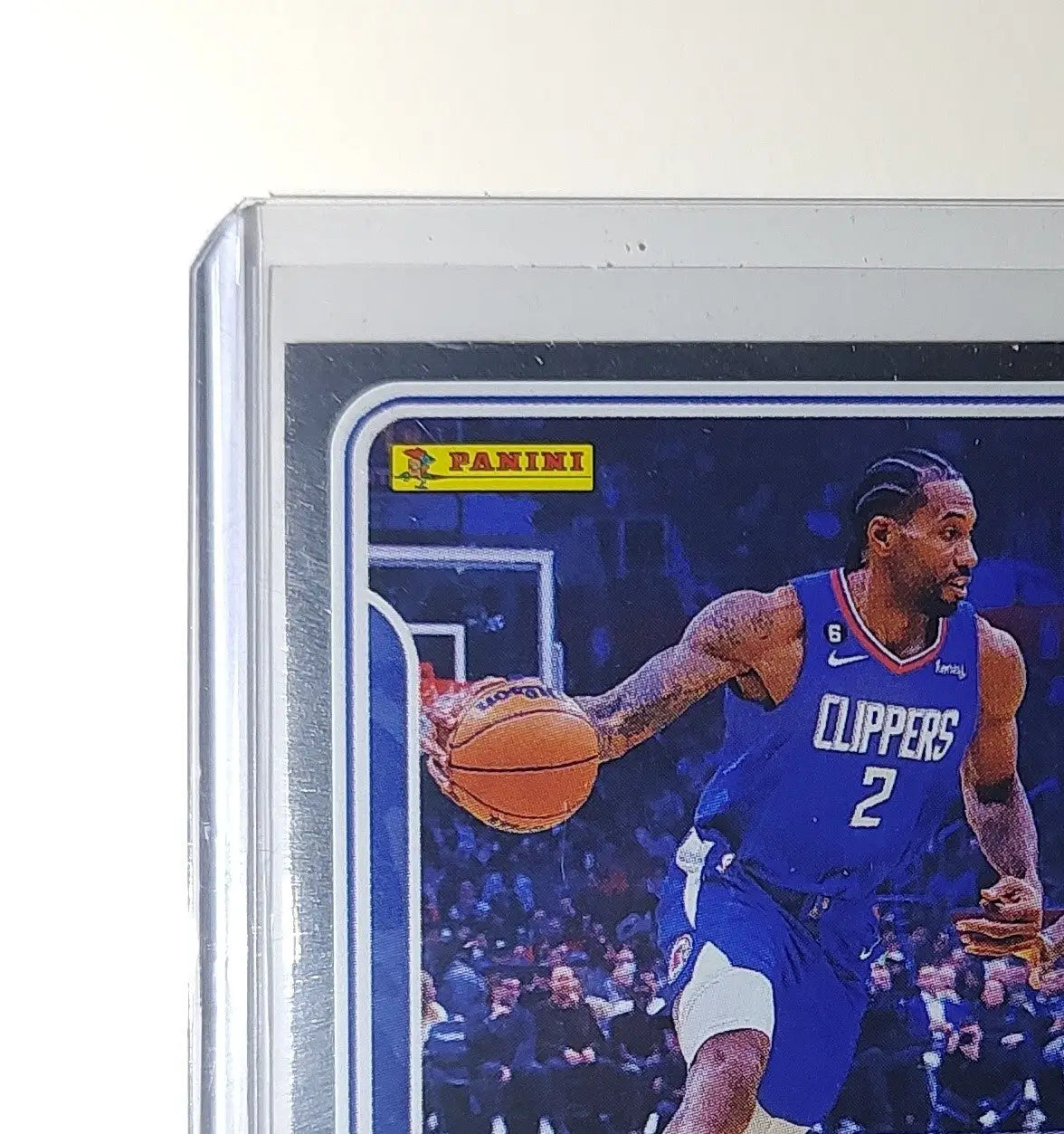 Kawhi Leonard 2023-24 Panini NBA Sticker Foil Card #5 Los Angeles Clippers - Basketball Card Single