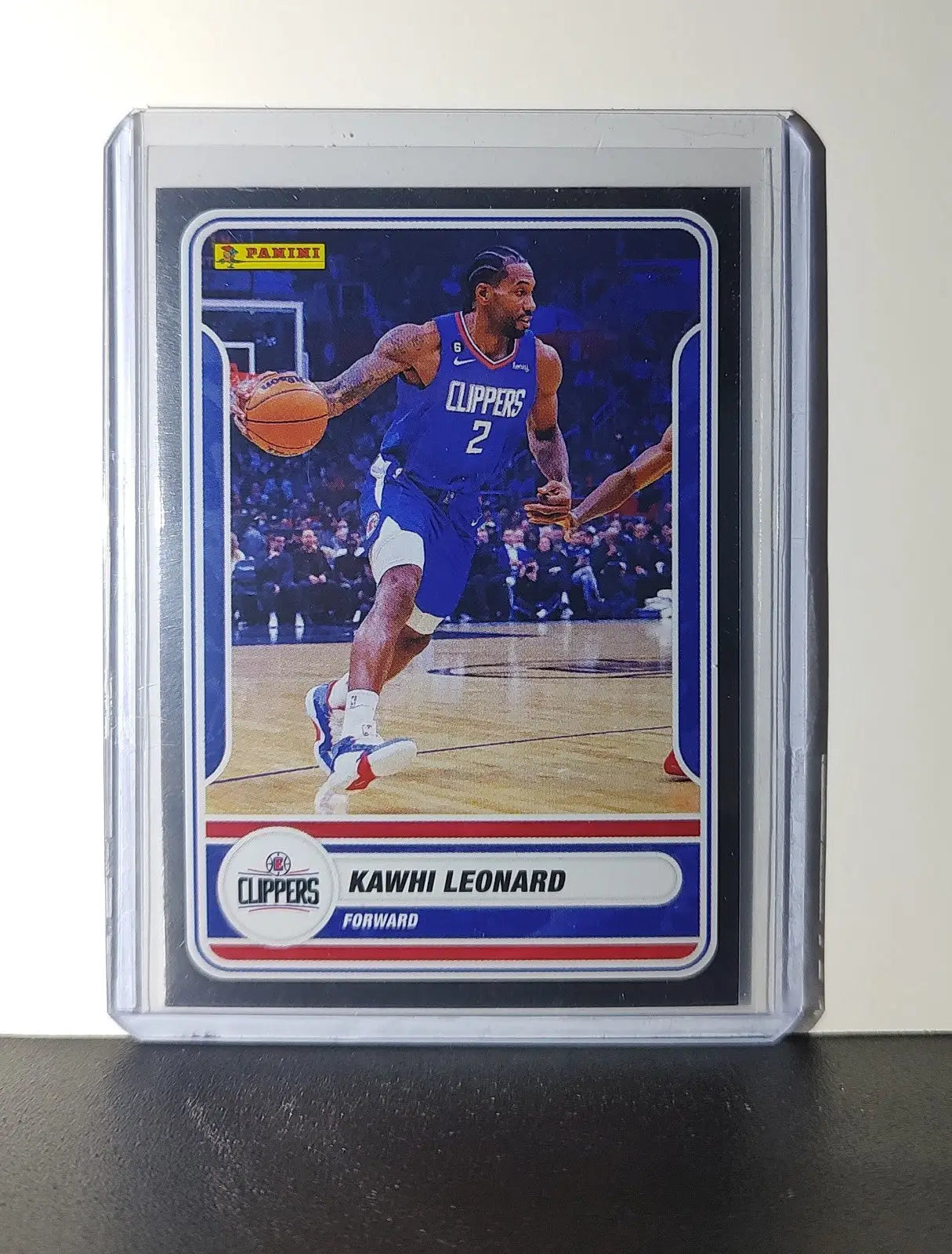 Kawhi Leonard 2023-24 Panini NBA Sticker Foil Card #5 Los Angeles Clippers - Basketball Card Single