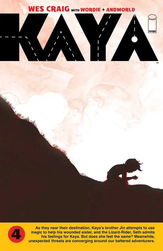Kaya #4 Cover A Craig with silhouetted figure on hillside, perfect for trading cards fans