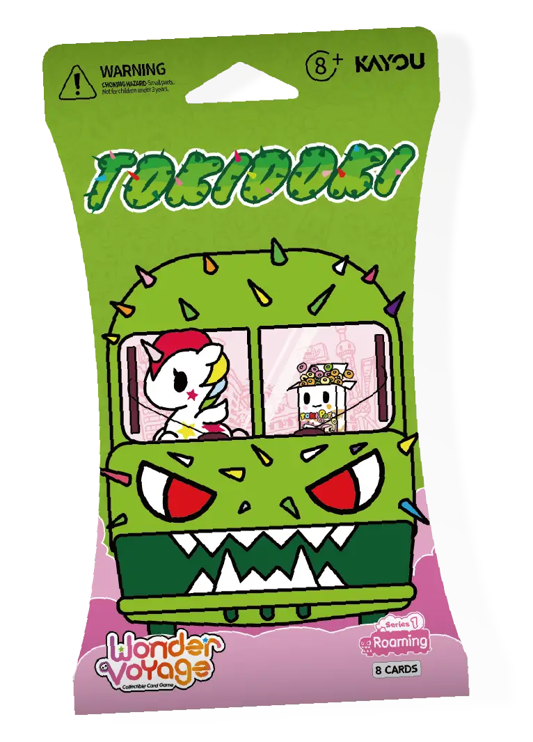 Kayou Limited Tokidoki Wonder Voyage Roaming Edition Trading Card Pack - Non-Sport Sealed