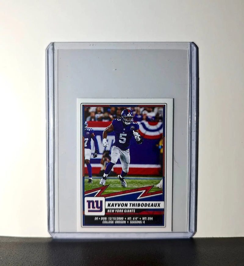 Kayvon Thibodeaux 2025 Panini NFL #321 Sticker New York Giants