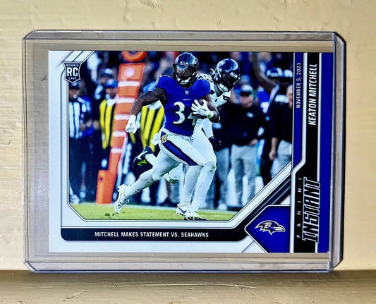 Keaton Mitchell 2023 Panini NFL Rookie Football #37 Card 1 of 128 Ravens - Football Card Single