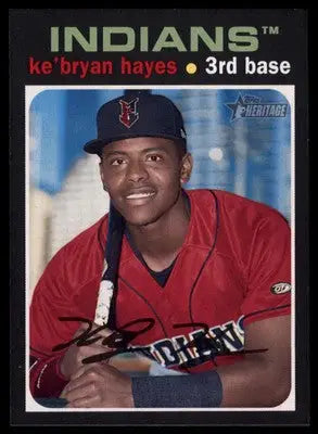 Ke’Bryan Hayes 2020 Topps Heritage Minor League #118 Indianapolis Indians - Baseball Card Single