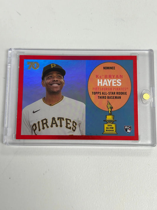 Ke’Bryan Hayes 2021 Topps 70 Years of Baseball Red #2/5 - Baseball Card Single