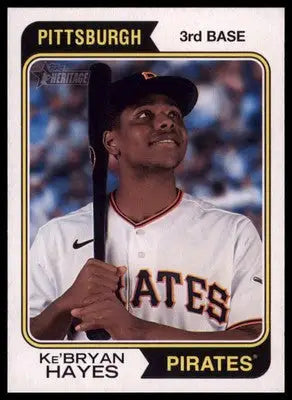 Ke’Bryan Hayes 2023 Topps Heritage #372 Pittsburgh Pirates - Baseball Card Single