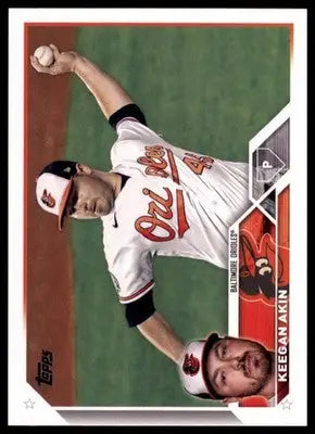 Keegan Akin 2023 Topps #617 Baltimore Orioles - Baseball Card Single