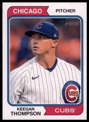 Keegan Thompson 2023 Topps Heritage #340 Chicago Cubs - Baseball Card Single