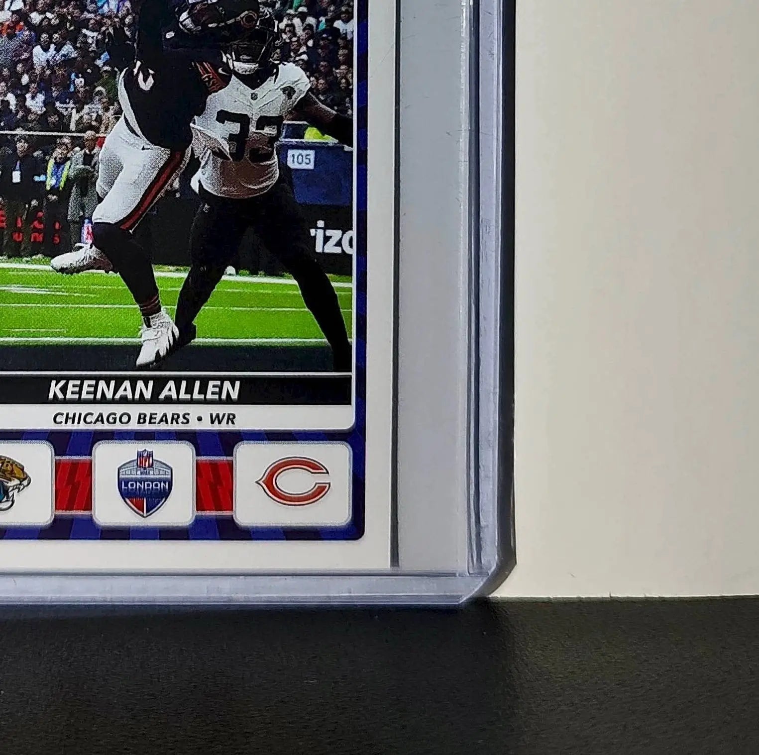 Keenan Allen 2025 Panini NFL #11 London Games Sticker - Football Card Single