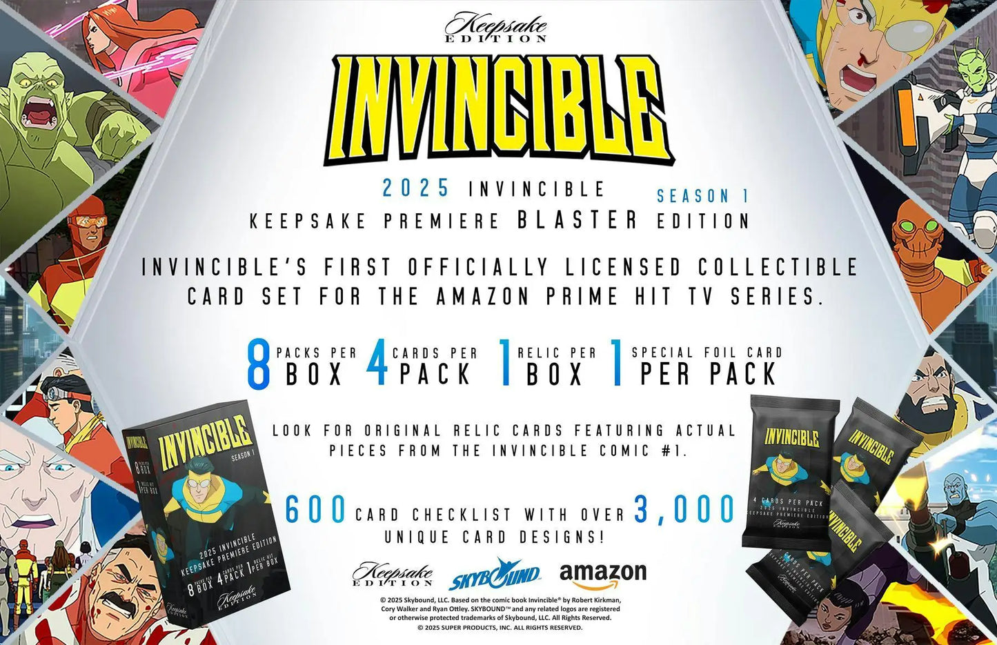 Keepsake Invincible 1st Edition Season 1 Blaster Box | Columbia Sports Cards - Sports Card Hobby Boxes