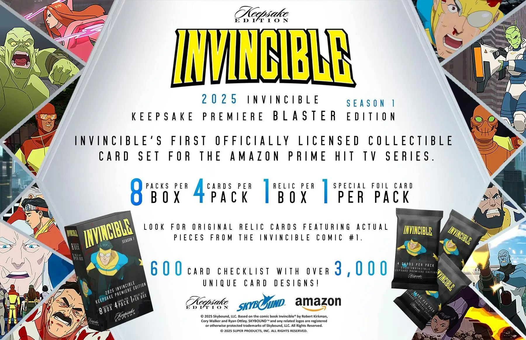 Keepsake Invincible 1st Edition Season 1 Blaster Box | Columbia Sports Cards - Sports Card Hobby Boxes