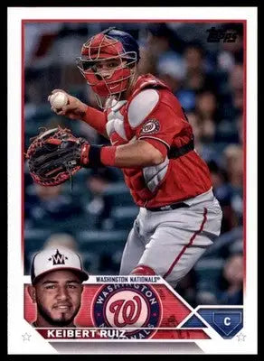 Keibert Ruiz 2023 Topps #130 Washington Nationals - Baseball Card Single