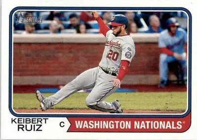 Keibert Ruiz - 2023 Topps Heritage - #635 - Baseball - Baseball Card Single