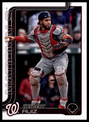 Keibert Ruiz 2025 Topps #202 Washington Nationals - Baseball Card Single