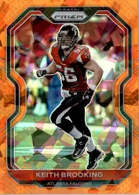 Keith Brooking - 2020 Panini Prizm - #232 - Prizm Orange Ice Football - Football Card Single