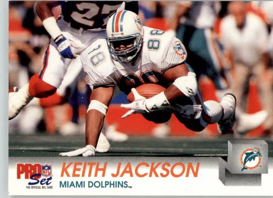 Keith Jackson - 1992 Pro Set - #558 - Football - Football Card Single