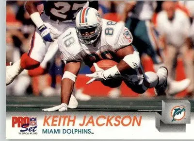 Keith Jackson - 1992 Pro Set - #558 - Football - Football Card Single