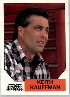 Keith Kauffman - 1990 World of Outlaws - #8 - Racing - Racing Card Single
