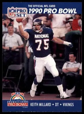 Keith Millard 1990 Pro Set #407 Minnesota Vikings - Football Card Single