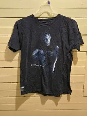 Keith Urban T-Shirt Mens Be Here Tour 2005 Calendar Graphic Navy Tee Concert - Apparel