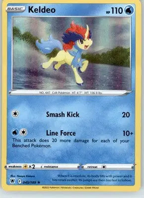 Keldeo - SWSH10: Astral Radiance - 045/189 - Holo LP - Pokémon Card Single