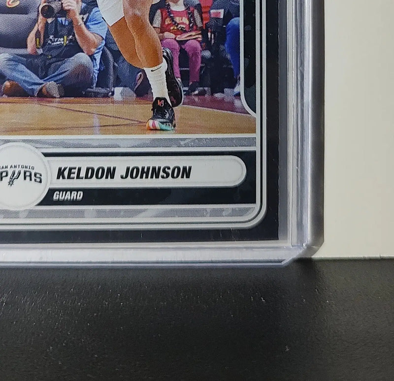 Keldon Johnson 2023-24 Panini NBA Sticker Foil Card #64 San Antonio Spurs - Basketball Card Single