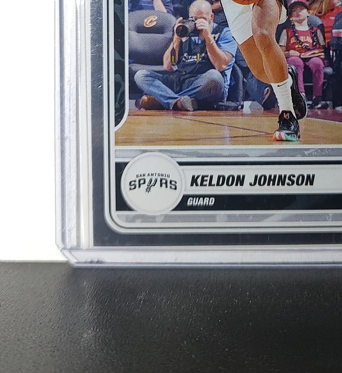 Keldon Johnson 2023-24 Panini NBA Sticker Foil Card #64 San Antonio Spurs - Basketball Card Single
