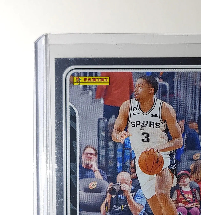 Keldon Johnson 2023-24 Panini NBA Sticker Foil Card #64 San Antonio Spurs - Basketball Card Single