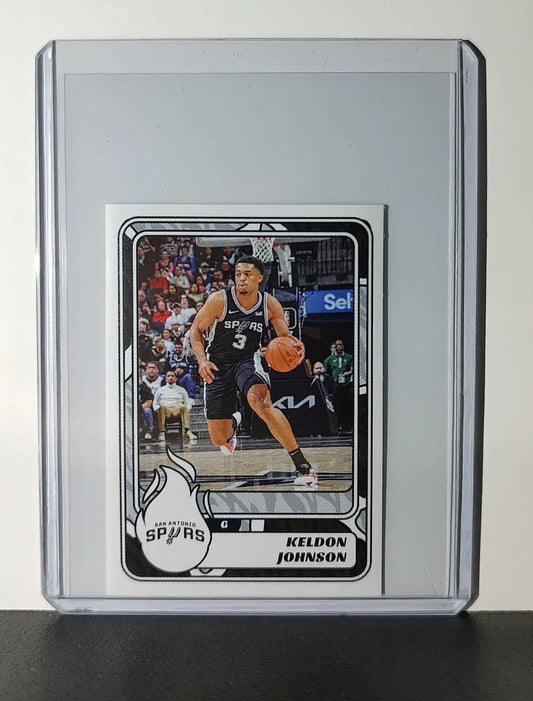 Keldon Johnson 2024-25 Panini NBA #465 Sticker Card San Antonio Spurs - Basketball Card Single