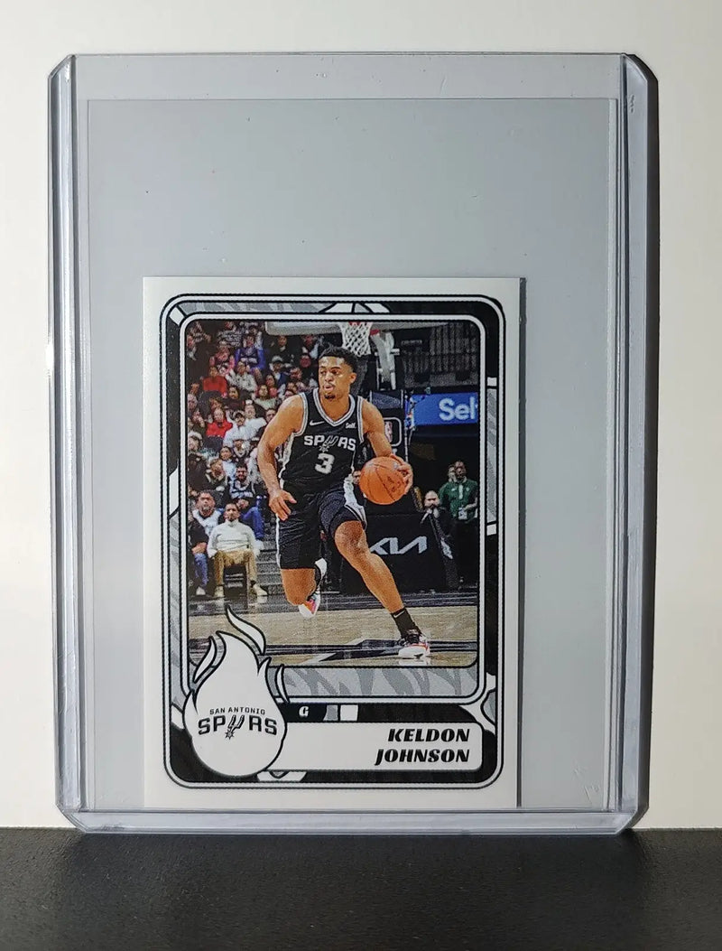 Keldon Johnson 2024-25 Panini NBA #465 Sticker Card San Antonio Spurs