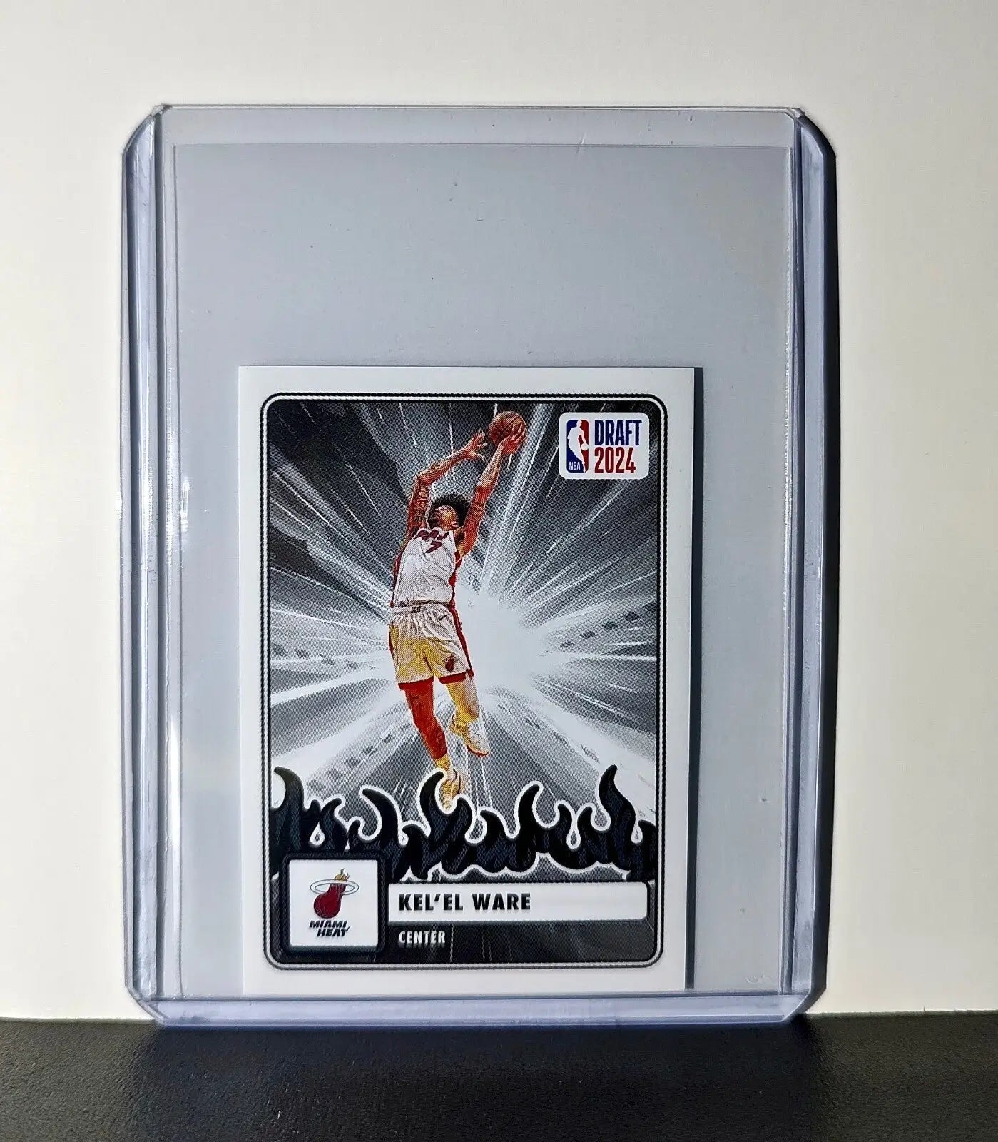Kel’El Ware Rookie Draft 2024-25 Panini NBA #93 Sticker Card Miami Heat