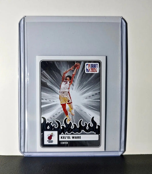 Kel’El Ware Rookie Draft 2024-25 Panini NBA #93 Sticker Card Miami Heat - Basketball Card Single