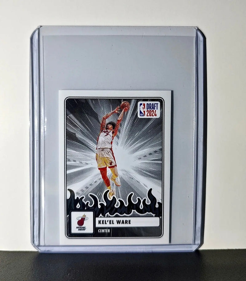 Kel’El Ware Rookie Draft 2024-25 Panini NBA #93 Sticker Card Miami Heat