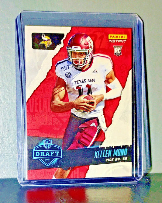 Kellen Mond 2021 Panini NFL Instant Draft Night #27 Rookie Card 1 of 823 - Football Card Single