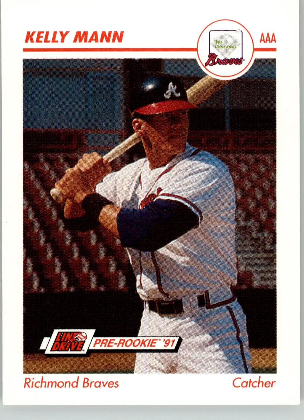 Kelly Mann - 1991 Line Drive AAA - #434 - Baseball - Baseball Card Single