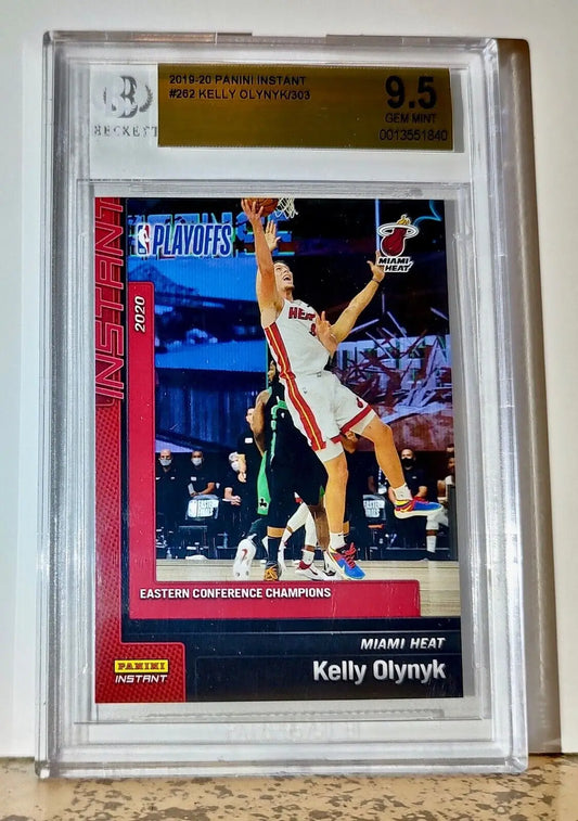 Kelly Olynyk 2019-20 Panini NBA #262 Card 1 of 303 BGS 9.5 Gem Mint Miami Heat