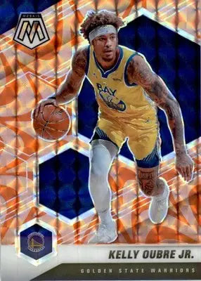 Kelly Oubre Jr. - 2020-21 Panini Mosaic - #128 - Mosaic Reactive Orange - Basketball Card Single