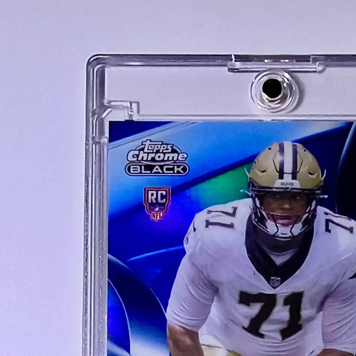 Kelvin Banks Jr Rookie 2025 NFL Topps Chrome Black #134 Blue Refractor 139/150 - Football Card Single