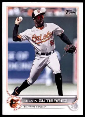 Kelvin Gutierrez 2022 Topps Update #US319 Baltimore Orioles - Baseball Card Single