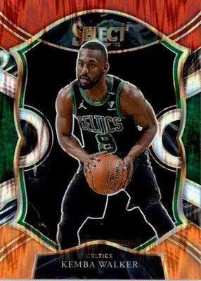 Kemba Walker - 2020-21 Panini Select - #38 - Red White Orange Flash Basketball - Basketball Card Single
