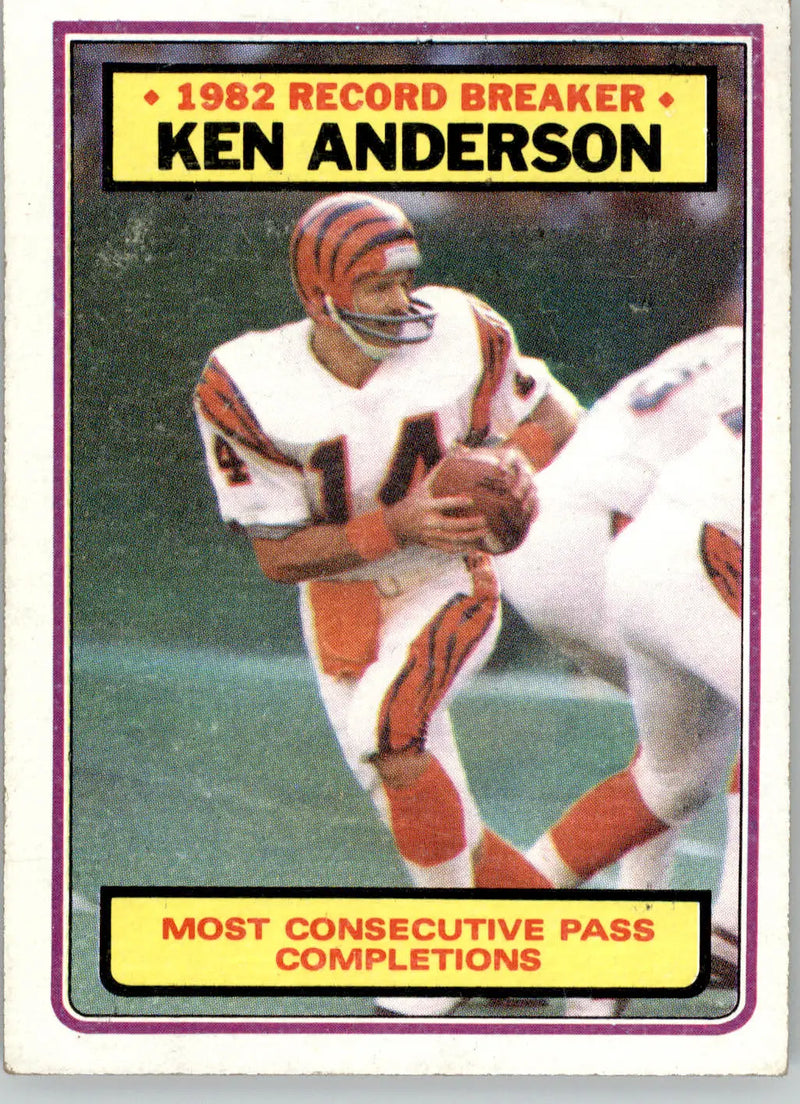Ken Anderson - 1983 Topps - #1 - Football - Football Card Single
