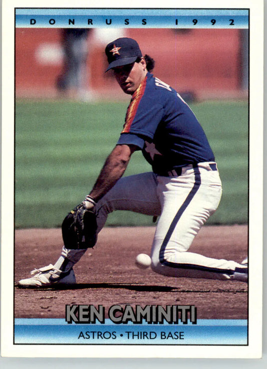 Ken Caminiti - 1992 Donruss - #66b - Baseball - Baseball Card Single