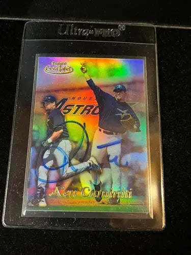 Ken Caminiti 1999 Topps Gold Label Auto #52 Signed Baseball Card JSA Class 1 - Baseball Card Single