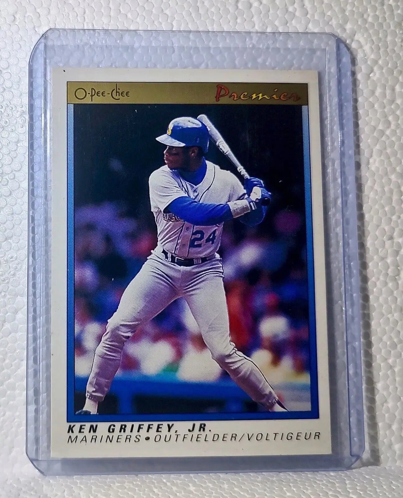 Ken Griffey Jr. 1991 O-Pee-Chee MLB #56 Premier Baseball Card Seattle Mariners - Baseball Card Single
