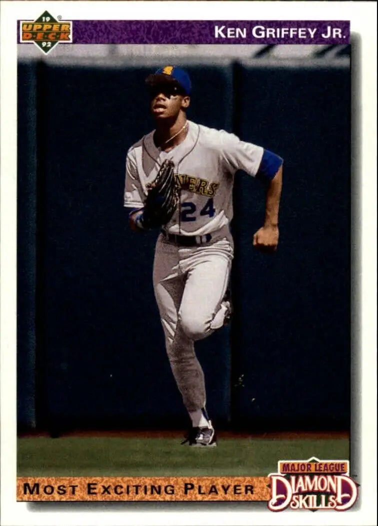 Ken Griffey Jr. 1992 Upper Deck MLB #650 DS Baseball Card Seattle Mariners - Baseball Card Single