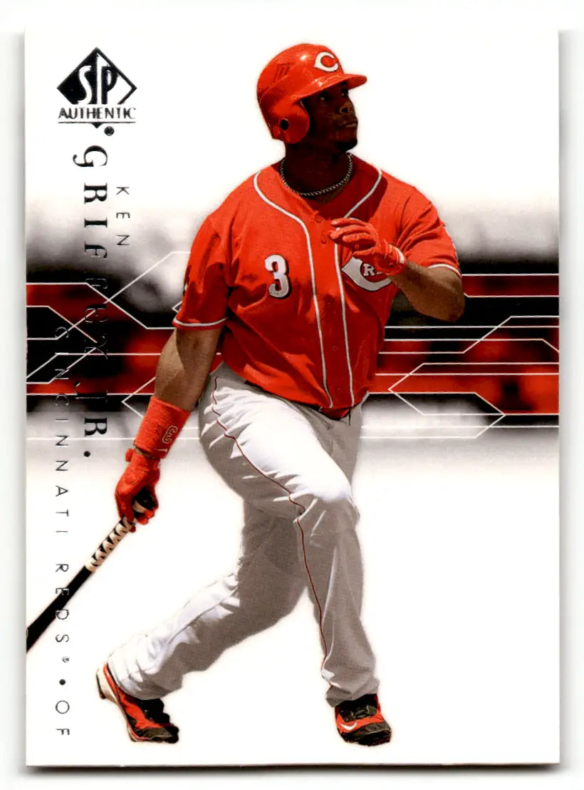 Baseball card featuring Ken Griffey Jr. from Cincinnati Reds lot of six cards