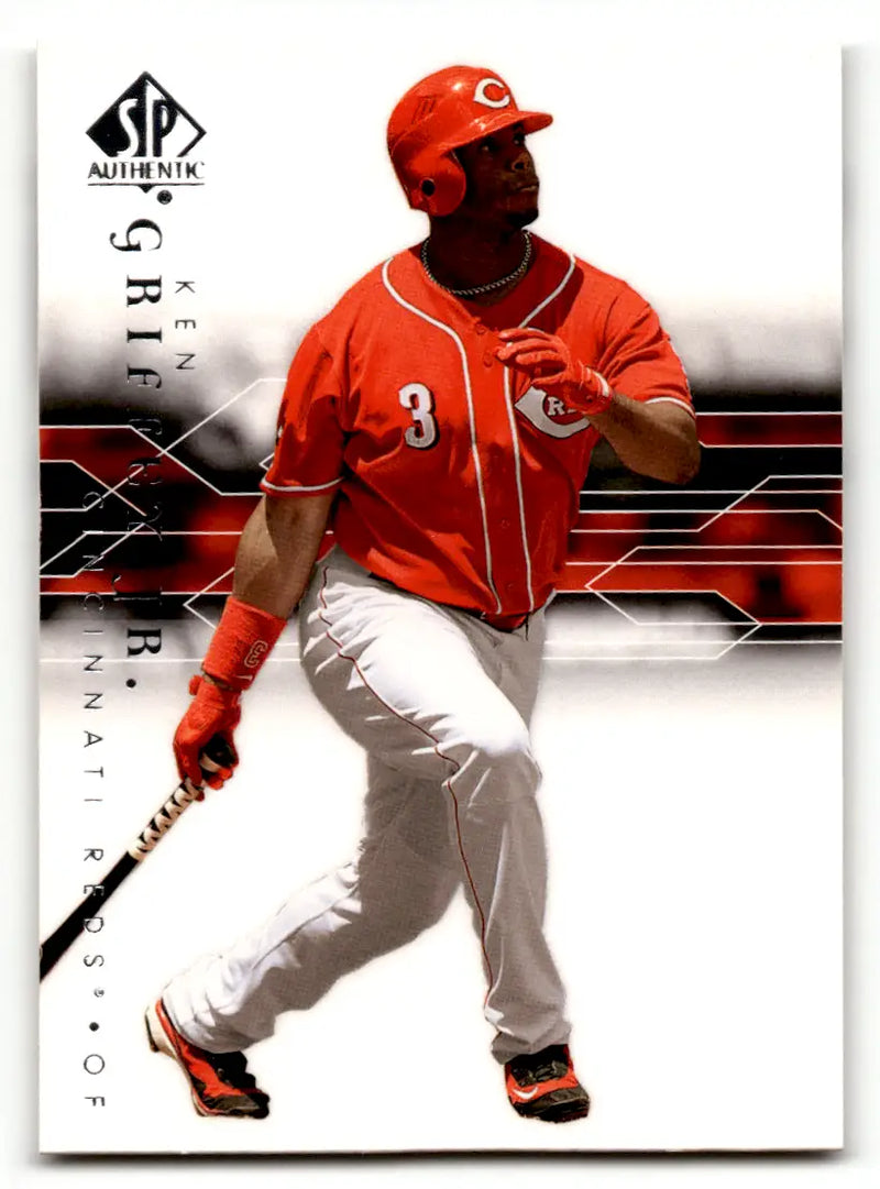 Baseball card featuring Ken Griffey Jr. from Cincinnati Reds lot of six cards